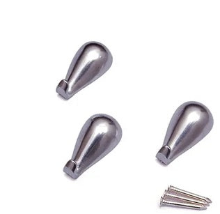 GANCIO QUADRO GOCCIA PRONTY FERRO CROMO MM 27 CF=PZ 3