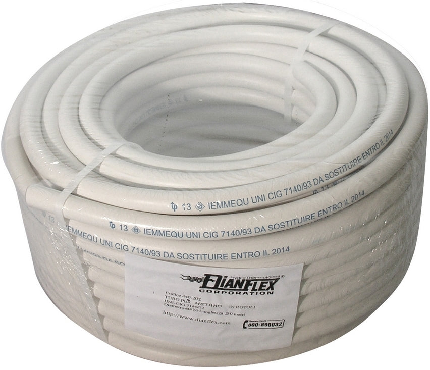 TUBO PER GAS METANO Ø13 mm IN MATASSA DA 50 mt.