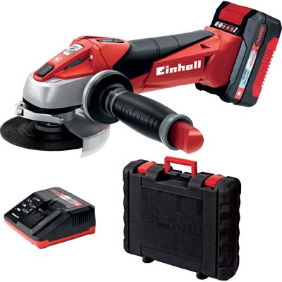SMERIGLIATRICE ANGOLARE A BATTERIA 18AH 3 + VALIGIA EINKELL