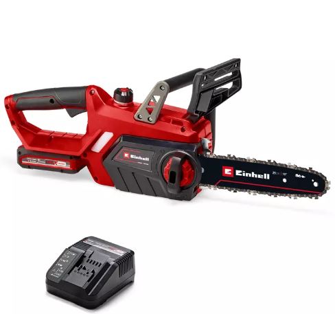 MOTOSEGA A BATTERIA EINHELL GE-LC 18 LI KIT CATENA OREGON 25 CM - PESO 3KG