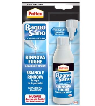 RINNOVA FUGHE PATTEX BAGNO SANO 125 ML.
