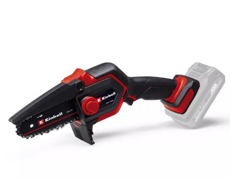 EINHELL MOTOSEGA A BATTERIE GE-PS 18/15 LI BL-SOLO POWER X-CHANGE (18 V, BRUSHLESS, LUNGHEZZA DI TAGLIO 12,5 CM, CAMBIO LAMA E CATENA SENZA ATTREZZI, SENZA BATTERIA)