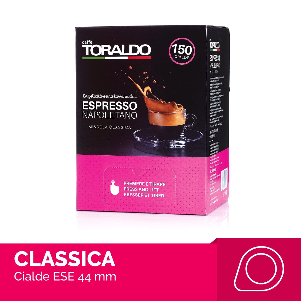 BOX 150 CIALDE CAFFÈ TORALDO MISCELA CLASSICA