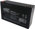 BATTERIA AL PIOMBO RICARICABILE 6V 12A CON ATTACCO FASTON 4,8 mm