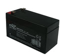 BATTERIA AL PIOMBO RICARICABILE 12V 1.2AH TERMINALE FASTON 4.8MM MKC