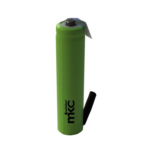 BATTERIE RICARICABILI NI-MH STILO AA CON TERMINALI A SALDARE 2600MAH