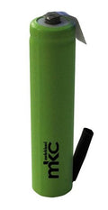 BATTERIA RICARICABILE 1000 MAH CON TERMINALI A SALDARE