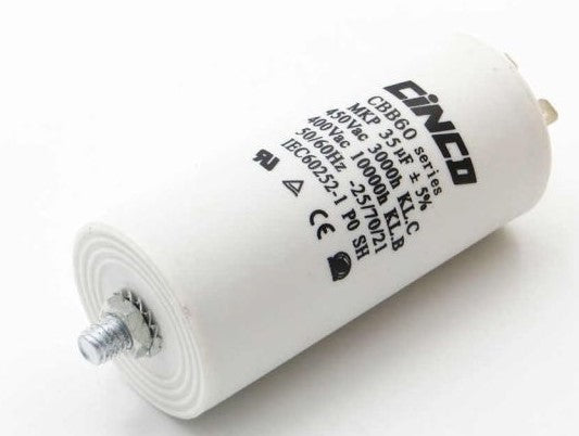 CONDENSATORE IN POLIPROPILENE DI SPUNTO TERMINALE FASTON 35UF 400/450V