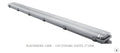 PLAFONIERA 100R-150 STAGNA VUOTA 2*24W