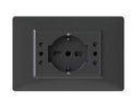 KIT P503 PLACCA VI PLANA LIBERO ANTRACITE