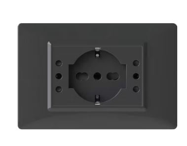 KIT P503 PLACCA VI PLANA LIBERO ANTRACITE