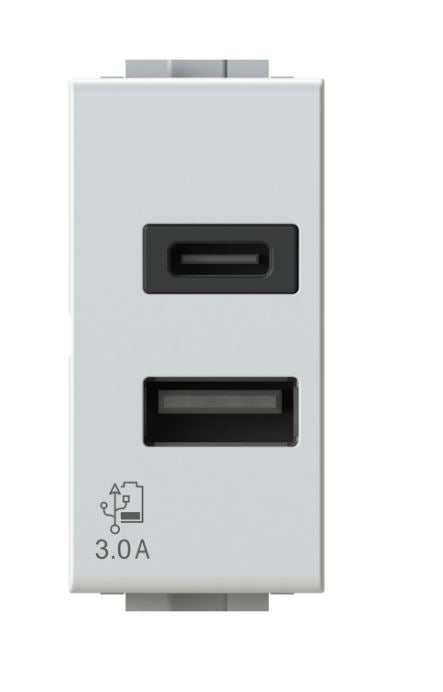 USB 3.0 BTICINO LIVINGLIGHT BIANCA