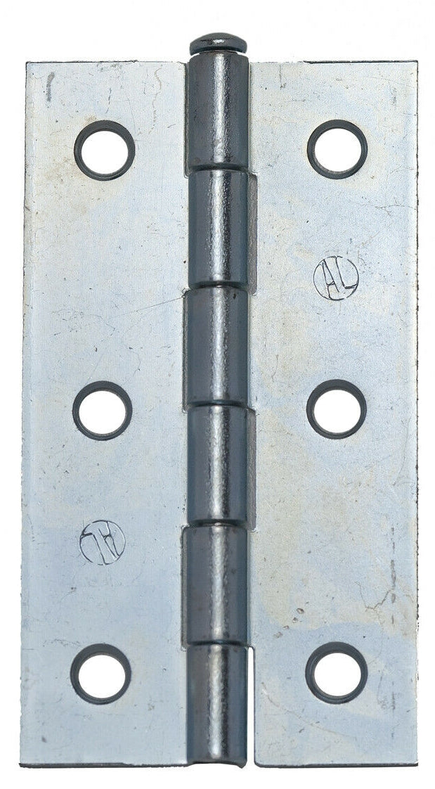 CERNIERA LEGGERA ZINCATA CON PERNO SFILABILE 100 x 56 mm