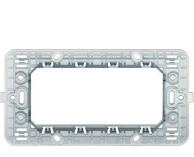 SUPPORTO 4 MODULI CON VITI MATIX PER SCATOLA 504 - BTICINO