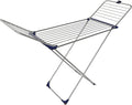 STENDIBIANCHERIA A CAVALLETTO IN ACCIAO INOX E ALLUMINIO 167×56×91 cm