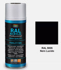 SPRAY RAL 9005 NERO LUCIDO 400 ML.