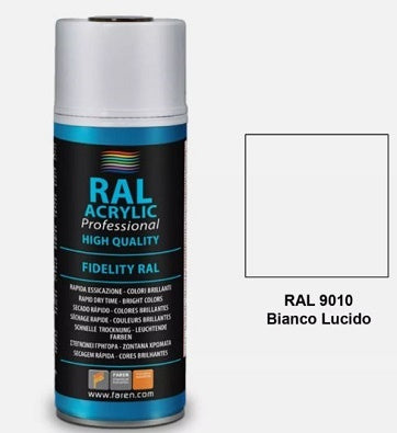 SPRAY RAL 9010 BIANCO LUCIDO 400 ML.