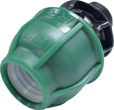MANICOTTO A COMPRESSIONE FILETTO MASCHIO PN10 MM 16X1/2M