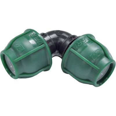 GOMITO A COMPRESSIONE PN10 MM 16X16