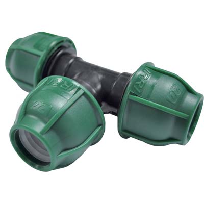 TEE A COMPRESSIONE PN10 MM 16X16X16
