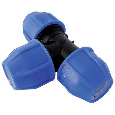 TEE A COMPRESSIONE PN16 MM 63X63X63