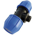 TEE A COMPRESSIONE FILETTO MASCHIO PN16 MM 20X1/2M