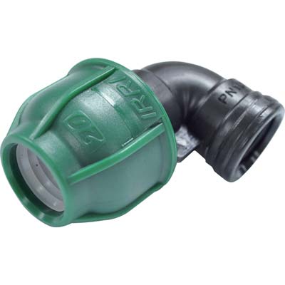 GOMITO COMPRESSIONE FILETTO FEMMINA PN10 MM 16X3/4F