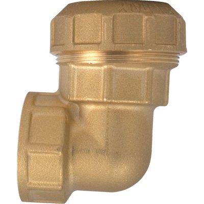 GOMITO A COMPRESSIONE FIL FEMMINA PN25 745 ITAP OTTONE MM 32X1"F