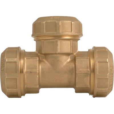 TEE A COMPRESSIONE PN25 730 ITAP OTTONE MM 20X20X20