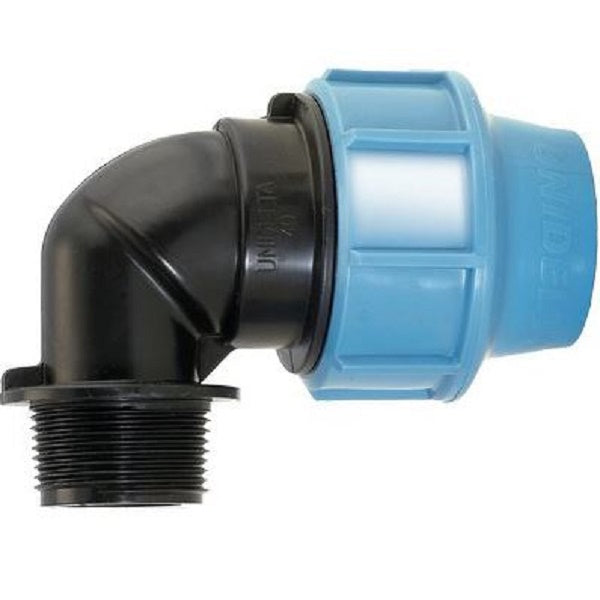 GOMITO A COMPRESSIONE FIL MASCHIO PN16 UNIDELTA MM 20X1/2M
