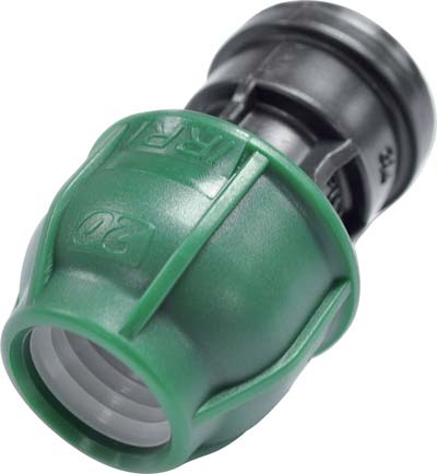 MANICOTTO A COMPRESSIONE FILETTO FEMMINA PN10 MM 16X1/2F