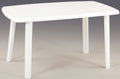 TAVOLO OVALE BIANCO IN POLIPROPILENE 137×85×6 cm