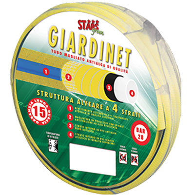 TUBO IRRIGAZIONE MAGLIATO GIARDINET STARS MM 25 1" MT 25