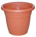 VASO TONDO THEA ICS PP TERRACOTTA CM 26 H.CM 21