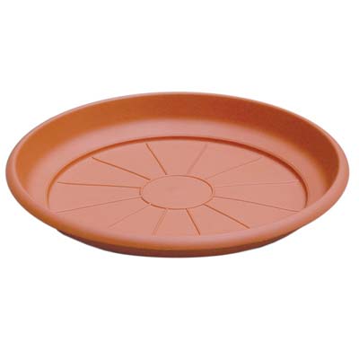 SOTTOVASO TONDO ERICA ICS PP TERRACOTTA X VASO CM 20