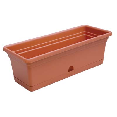CASSETTA + RISERVA MELISSA ICS PP TERRACOTTA CM 40X20 H.CM 16