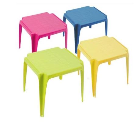 TAVOLO RESINA BAMBINO COLORI ASSORTITI