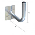 STAFFA A MURO 90° ALTEZZA 300MM LUNGHEZZA 320MM Ø40MM PER PARABOLE E TV