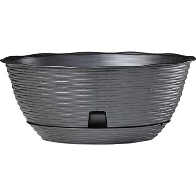 CIOTOLA PAGLIA + SOTTOVASO BAMA PP ANTRACITE D.CM 30 H.CM 13