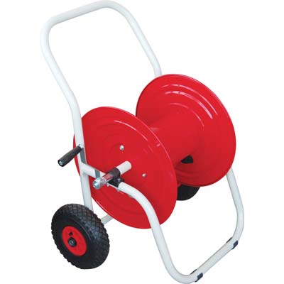 AVVOLGITUBO IRRIGAZIONE CARRELLATO PROFESSIONAL ACCIAIO VERN RUOTE PNEUM X TUBO 3/4 MT 70