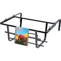 BALCONIERA TULIPANO REGOLABILE FERRO BATTUTO VERN NERO CM 60X22 H.CM 15