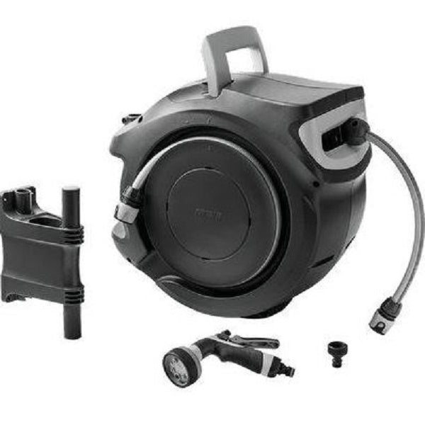 AVVOLGITUBO IRRIGAZIONE KIT REWALL GLOBO GF PLASTICA +TUBO 1/2 MT 30 +RACCORDI+PISTOLA