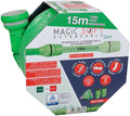 TUBO IRRIGAZIONE MAGIC SOFT ESTENSIBILE FINO A 15 METRI CON LANCIA, RACCORDI E AVVOLGITUBO DA MURO INCLUSI