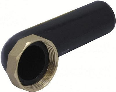 CODOLO CURVO A SALDARE CON DADO IN OTTONE 1"1/4 Ø 40 mm