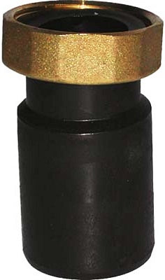 CODOLO DIRITTO A SALDARE CON DADO IN OTTONE 1"1/2 Ø 40 mm