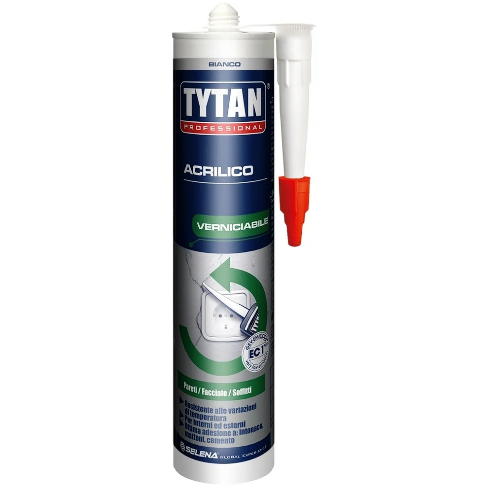 SIGILLANTE ACRILICO PITTURABILE BIANCO TYTAN 300 ml