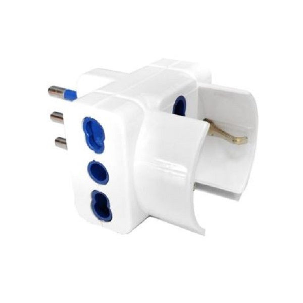 ADATTATORE TRIPLO SCHUKO 10A