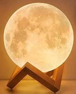 LAMPADARIO LUNARE 3D 46WX2 CON TELECOMANDO