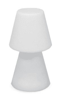 LAMPADA DA TAVOLO MOD.LOLA 20 RGB BIANCA BATTERIA RICARICABILE