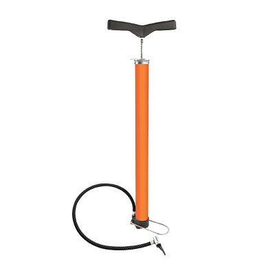 POMPA GONFIAGGIO MANUALE 720001 WOKIN ACCIAIO + ADATTATORI MM 38 X H. MM 485